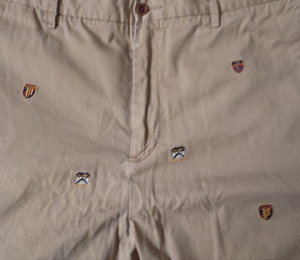 Polo by Ralph Lauren Khaki Embroidered Men's Shorts - Picture 3 of 7
